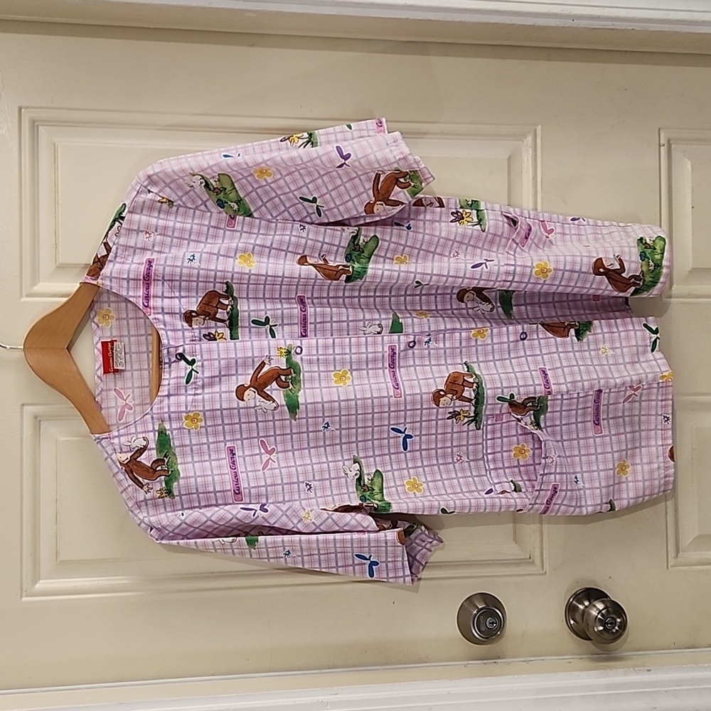 Curious george scrub size S